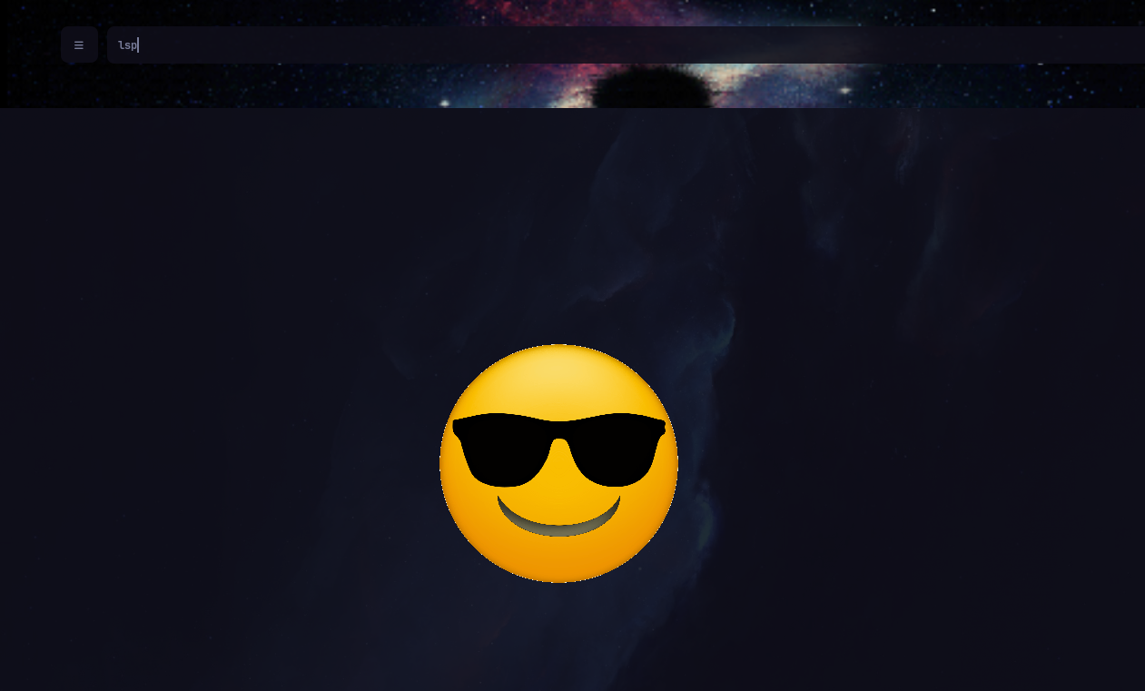 Clean app launcher
