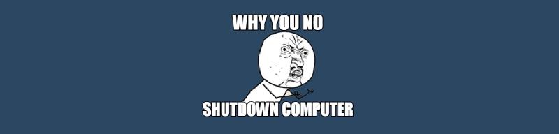 Featured image of post System not shutting down?